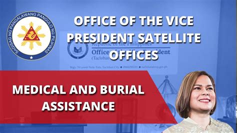 OFFICE OF THE VICE PRESIDENT MEDICAL AND BURIAL .